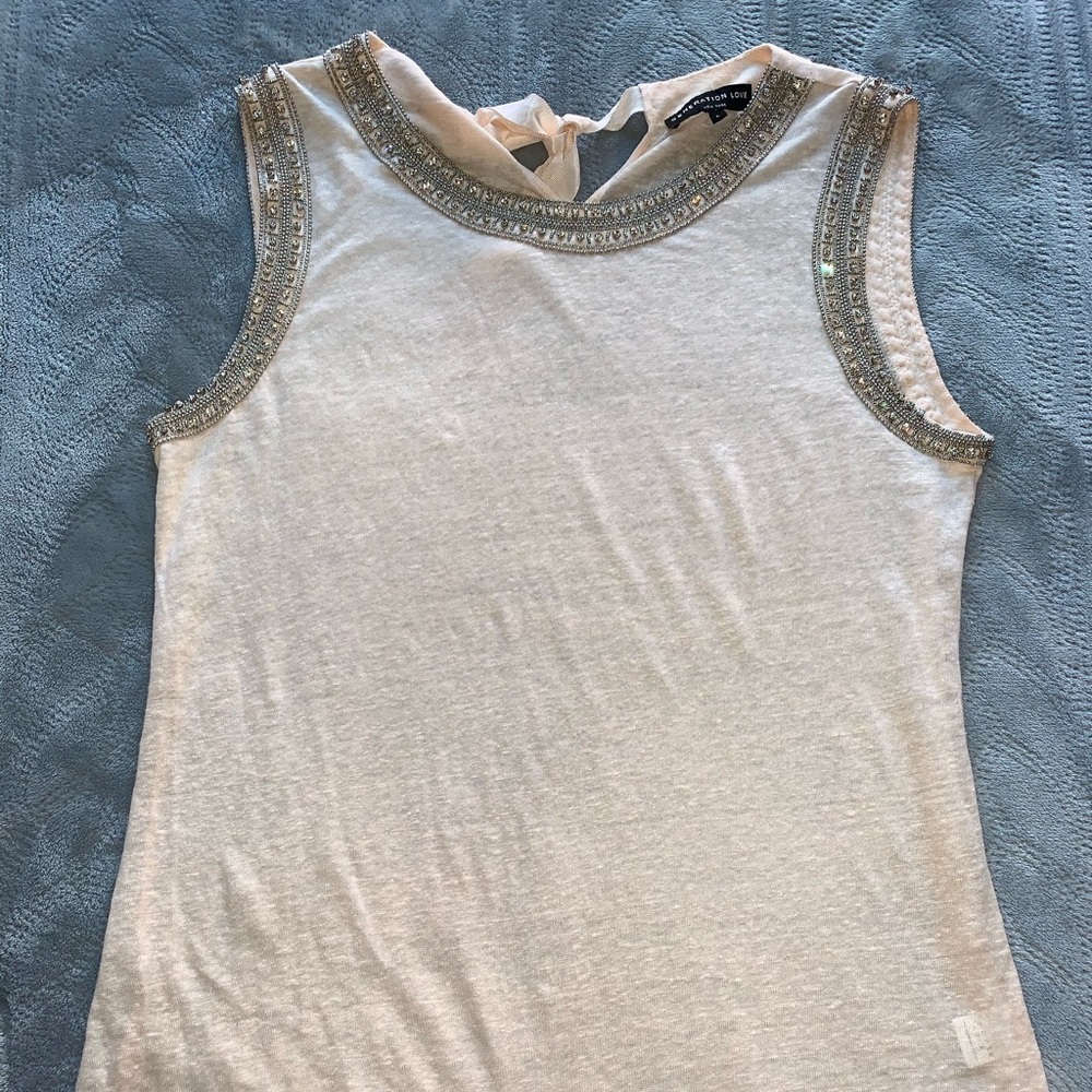Generation Love Rhinestone Sleeveless Top